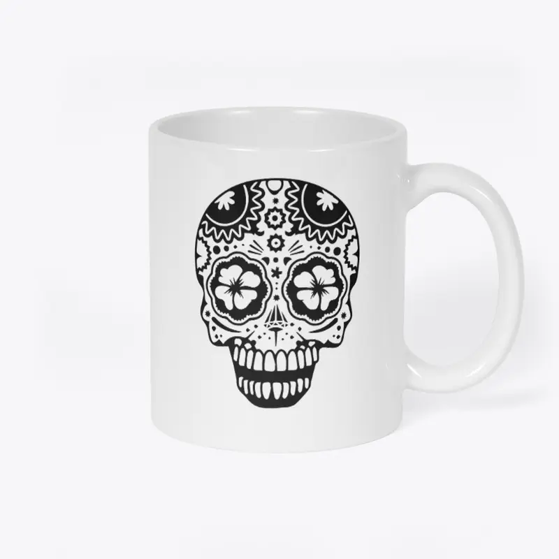 Laughing Flowery Skull