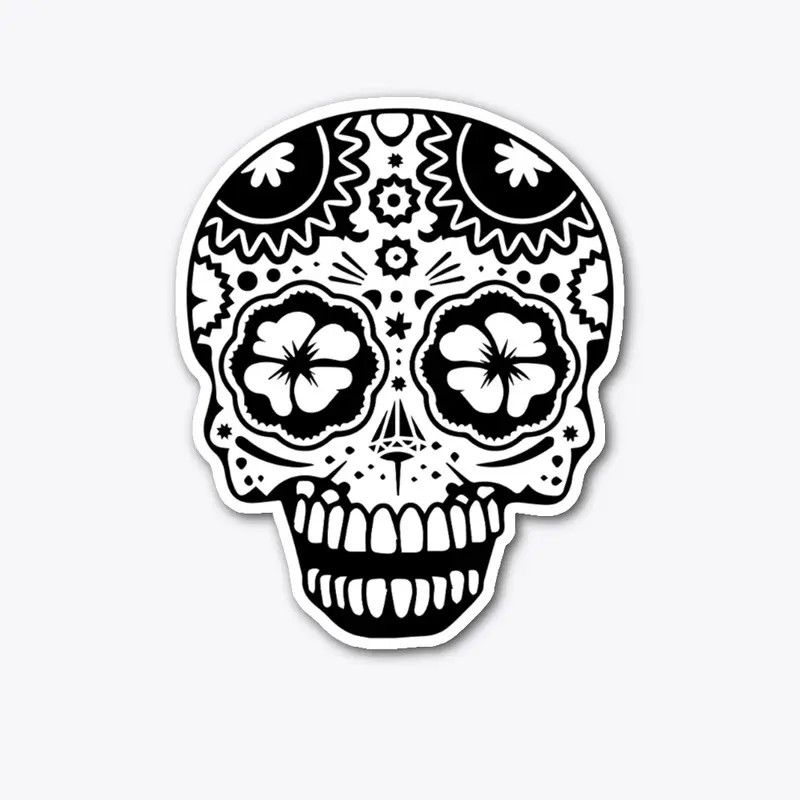 Laughing Flowery Skull